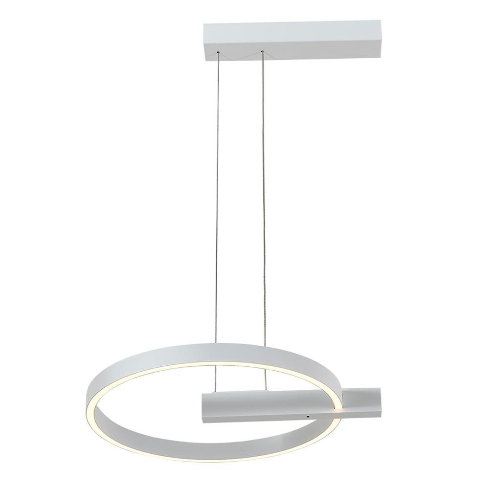 Lámpara Colgante LED Rectangular Luz Cálida 34W