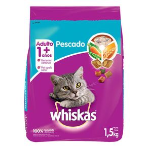 Comida Seca Para Gato Sabor Pescado - Whiskas