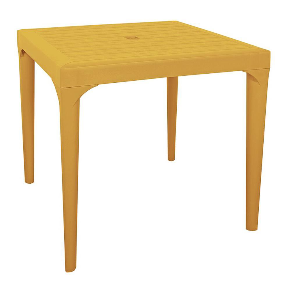 Mesa Dalia Cuadrada de 80 x 74 Cm - Varios Colores Amarillo