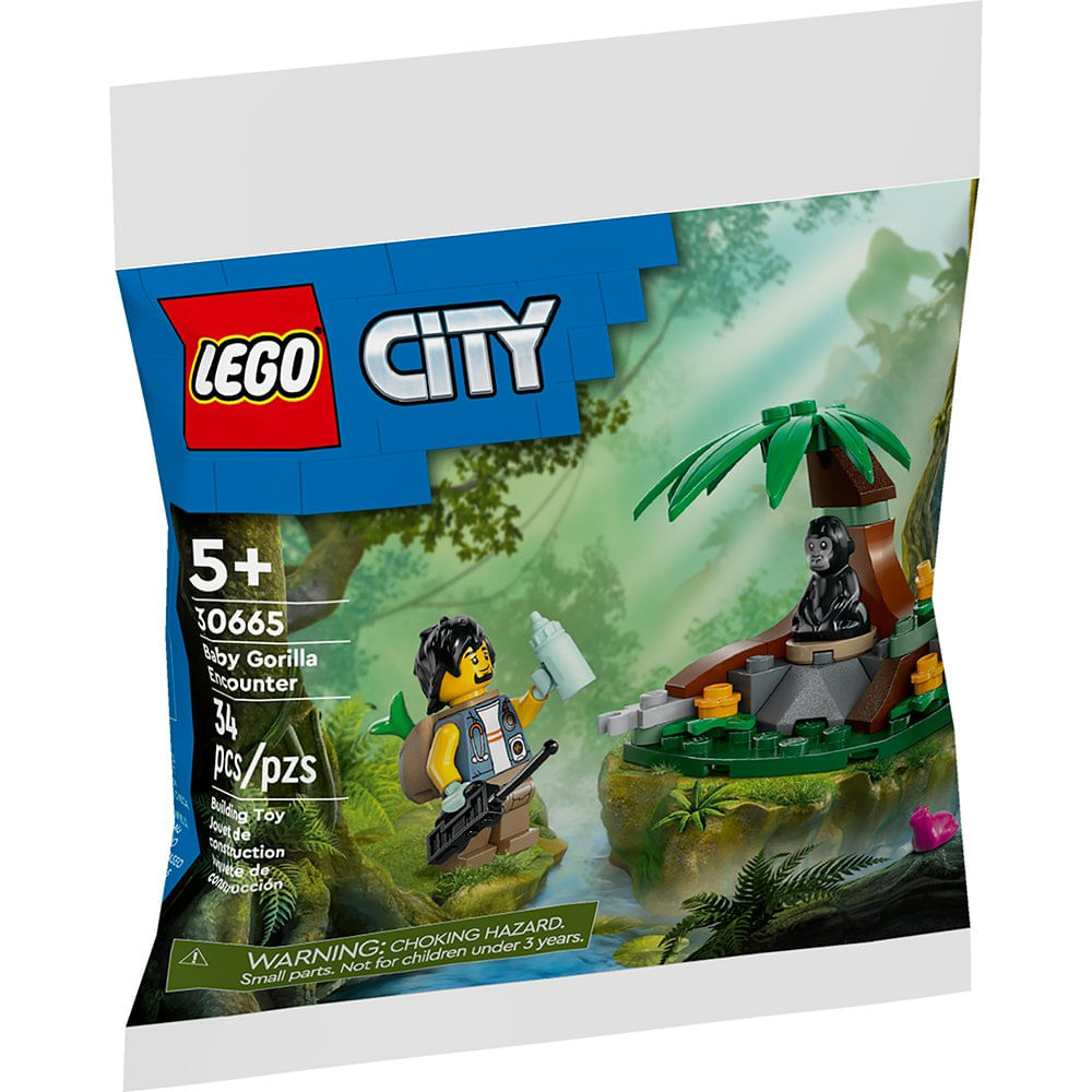 LEGO City Encuentro con el Gorila Bebé #30665 de 34 Piezas