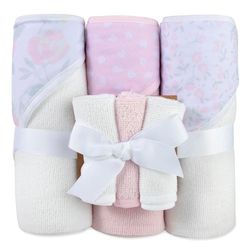 Set de Toallas Flores Rosa 6PK