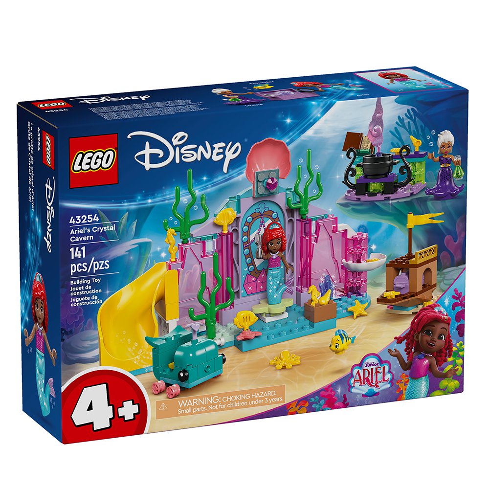 LEGO Disney Gruta de Cristal de Ariel #43254 de 141 Piezas
