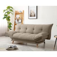 Sofá Cama Russel Beige con Apoyabrazos