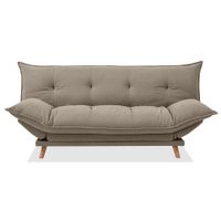 Sofá Cama Russel Beige con Apoyabrazos