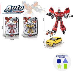 Robot Transformable Auto Warrior Colores Surtidos - Koala Kids