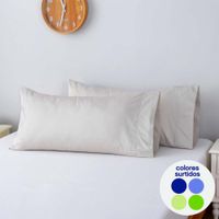 Set de 2 Sobrefundas King de 300 Hilos Colores Surtidos