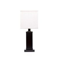 Lámpara de Mesa Regente Base Madera 1L 60 W