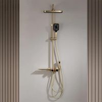 Sistema de Ducha Plana Dorado - Prymium