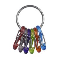 Set de Llaveros S-Biner 2.2 Plg 6 Pzas - Nite Ize