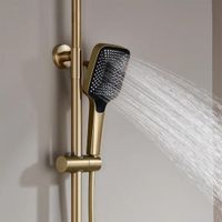 Sistema de Ducha Plana Dorado - Prymium