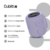 Bocina Power Go Speaker Lila de 5 W - Cubitt