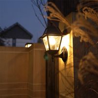 Farol de Pared Solar 2 W Luz Cálida