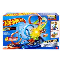 Pista Vueltas y Choques Desafiantes Hot Wheels