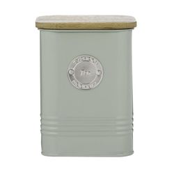 Bote para Té con Tapa de Bambú Squircle Menta 1.3 L