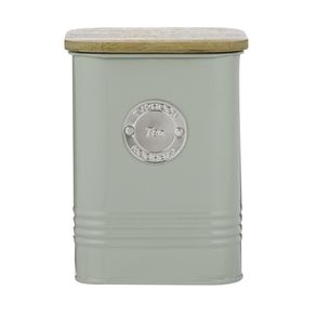 Bote para Té con Tapa de Bambú Squircle Menta 1.3 L