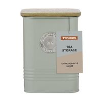 Bote para Té con Tapa de Bambú Squircle Menta 1.3 L