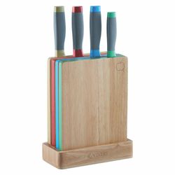 Set de Cuchillos y Tablas Codificadas por Colores 8 Pzas