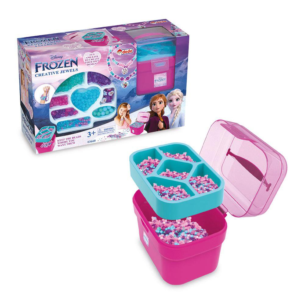 Set de Joyería Personalizable Frozen Creative Jewels con Estuche para 3+ Años Kit Creativo…