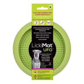 Plato Verde Circular - Lickimat