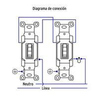 Interruptor 3 Vías Standard Blanco - Volteck