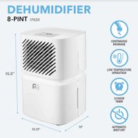 Deshumidificador Silencioso de 1.78 Lts