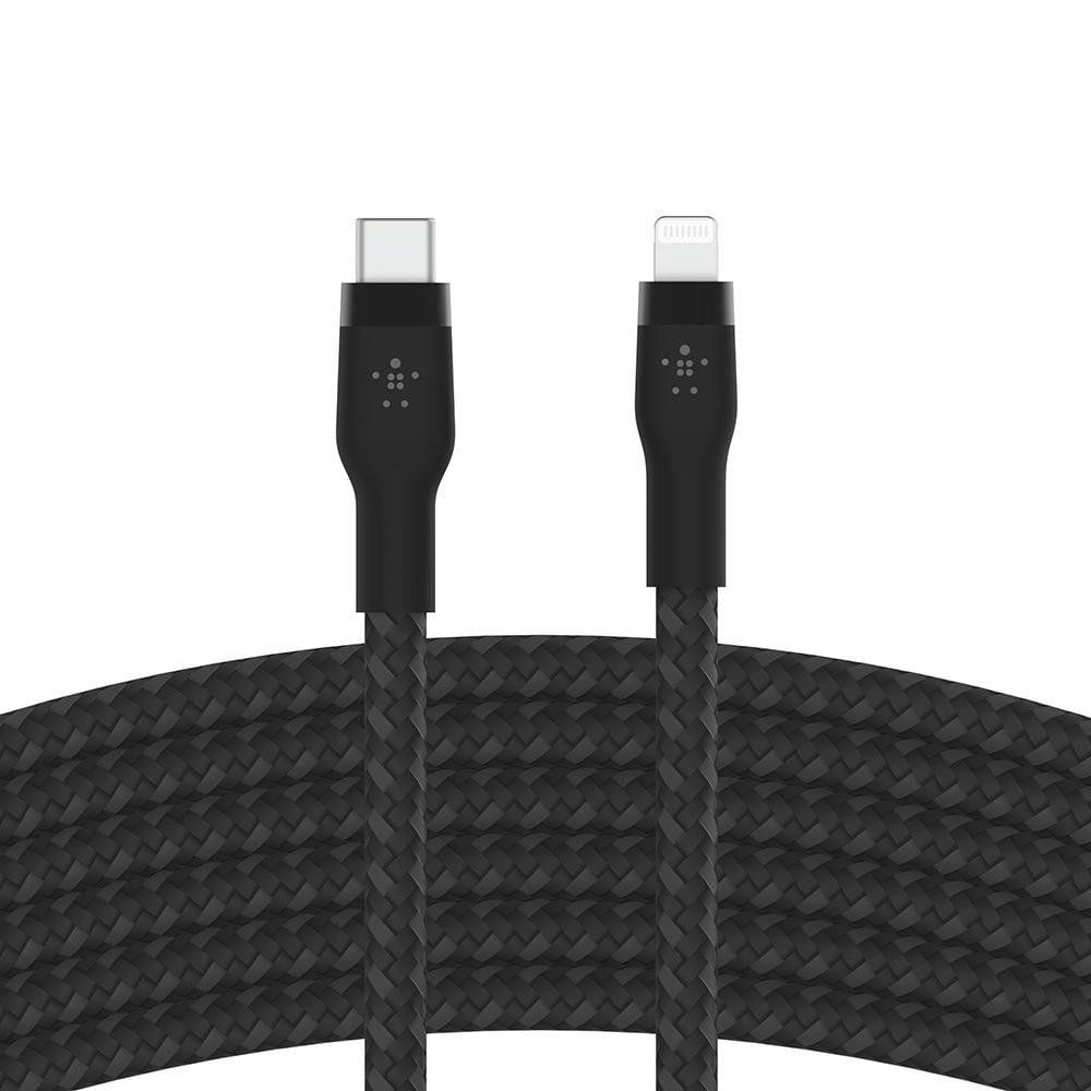 Cable USB-C a Lightning Color Negro de 2 Metros