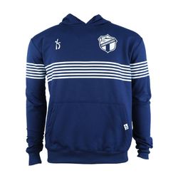 Sudadero Azul con Franjas Blancas Comunicaciones - Varias Tallas