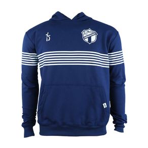 Sudadero Azul con Franjas Blancas Comunicaciones - Varias Tallas