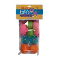 Kit De 8 Juguetes  Para Gatos De Silicón - Kylies