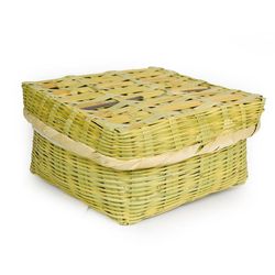 Caja de Caña con Tapadera 18 Cm