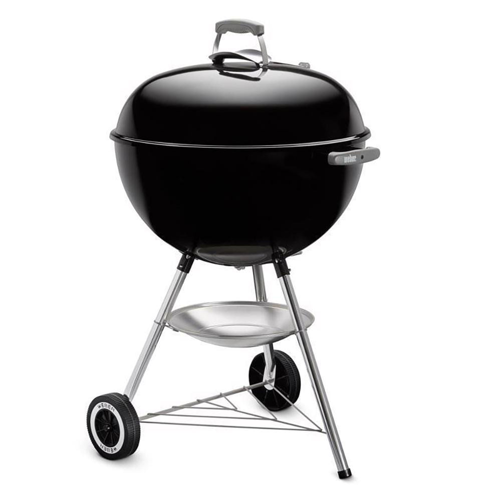 Churrasquera a Carbón Original Kettle de 22 Plg con Tapa, Termómetro y Parrilla Sistema On…