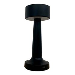 Set de 2 Lámparas de Mesa al Tacto 110 Lm 3 W Negro