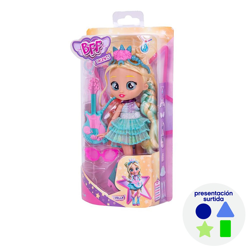 Muñeca BFF Talents Serie 3 con Accesorios 3+ Años Presentación Surtida Muñeca de Moda BFF…