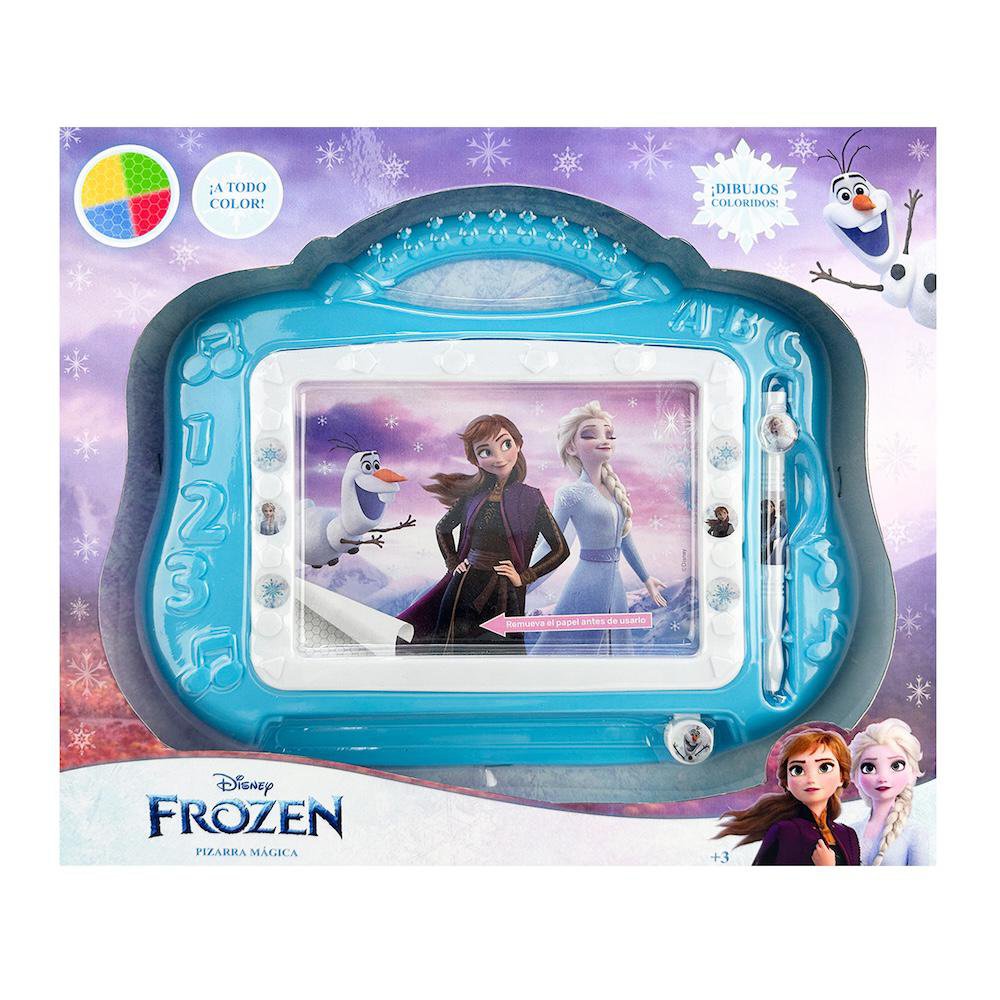 Pizarra Mágica de Frozen Dibuejos Coloridos con Lápiz Pizarra Magica con Colores Frozen