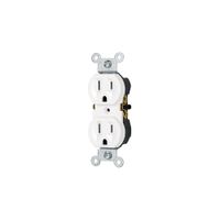 Tomacorriente Doble 2 Polos 3 Hilos Standard Blanco - Volteck