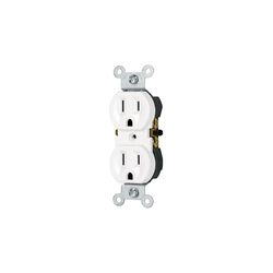 Tomacorriente Doble 2 Polos 3 Hilos Standard Blanco - Volteck
