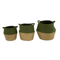 Set de 3 Canastas de 36x36x32 Cm
