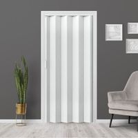 Puerta de PVC Plegable Tivoli Blanca 90x210 Cm