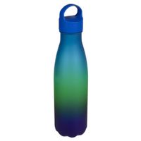 Botella de Agua Bicolor Azul Mate 500 Ml