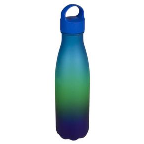 Botella de Agua Bicolor Azul Mate 500 Ml