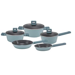 Batería de Cocina con Antiadherente 8 Piezas