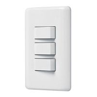 Interruptor 3 Polos Sencillo Básico Blanco - Volteck