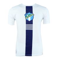 Playera Blanca con Franja y Escudo Tradicional Comunicaciones - Varias Tallas