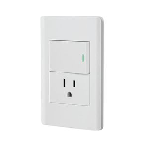 Tomacorriente e Interruptor Lisboa Blanco - Volteck