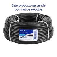 Cable TSJ Uso Extra Rudo Venta por Metro 2 X 10 AWG