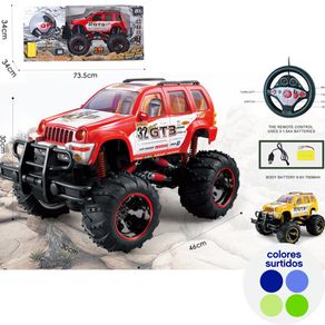 Jeep a Radio Control a Escala 1:8 con Luces Colores Surtidos