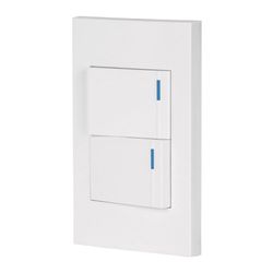 Interruptor Doble de 1.5 Módulos Española Blanco - Volteck