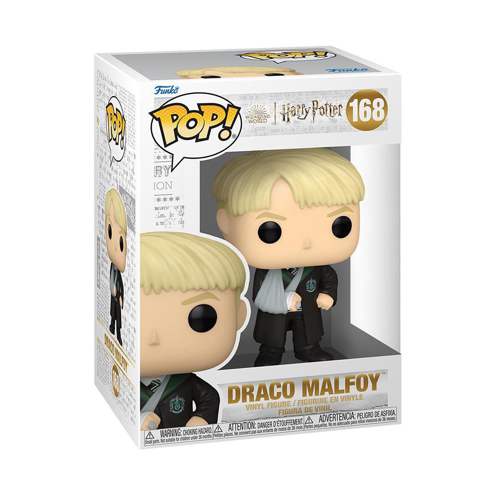 Figura Funko Pop! Movies Harry Potter Draco Malfoy con Brazo Roto Figura Funko Pop Draco Malfoy Brazo Roto
