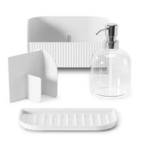 Organizador Blanco Multifuncional para Baño