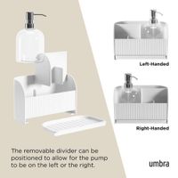 Organizador Blanco Multifuncional para Baño